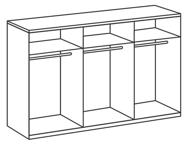 Šatní skříň LEVEL 36 D