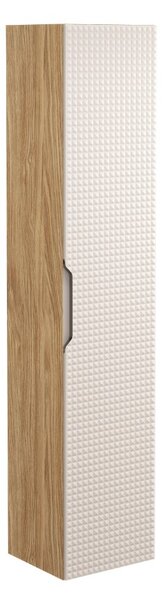 Vysoká skříňka do koupelny LUXOR Beige 80-01-1D