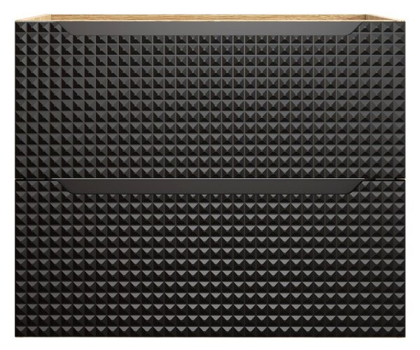 Skříňka pod umyvadlo LUXOR Black 82-70-2S | 70 cm