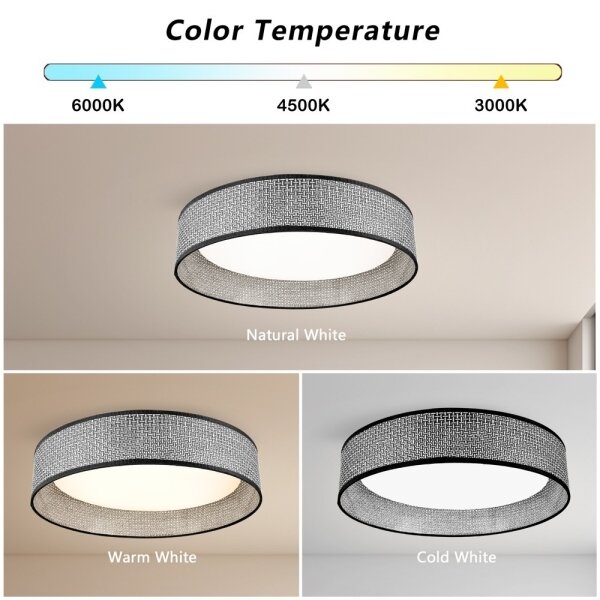 Immax NEO 07287L - LED+CCT Stm stropní svítidlo LONA 36W/230V pr. 45,5 cm+ DO