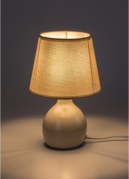 Rabalux 74076 - Stolní lampa INGRID 1xE14/40W/230V béžová