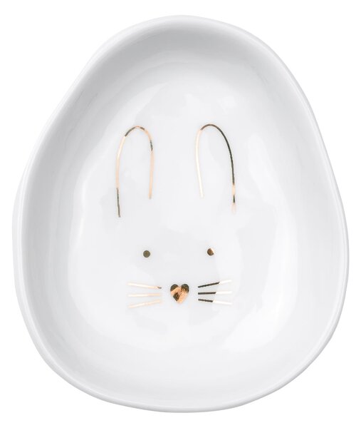 Porcelánový mini talířek Rabbit Gold