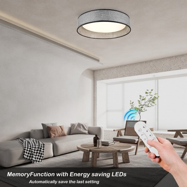 Immax NEO 07287L - LED+CCT Stm stropní svítidlo LONA 36W/230V pr. 45,5 cm+ DO