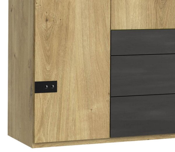 Skříň s otočnými dveřmi DETROIT šírka 250cm