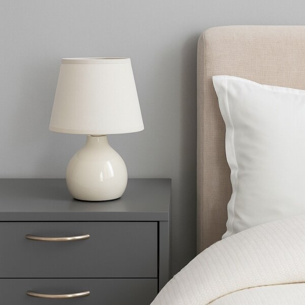 Rabalux 74076 - Stolní lampa INGRID 1xE14/40W/230V béžová
