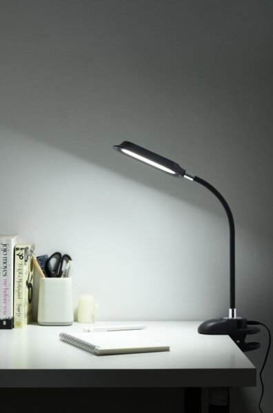 Immax 08998L - LED+CCT Stm stolní lampa s klip CLIP 7,5W/230V černá