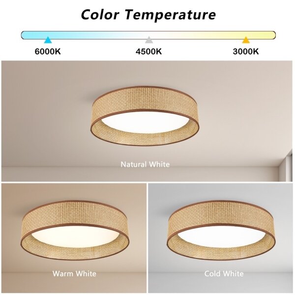 Immax NEO 07288L - LED+CCT Stm stropní svítidlo LONA 36W/230V pr. 45,5 cm+ DO