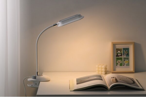 Immax 08997L - LED+CCT Stm stolní lampa s klip CLIP 7,5W/230V bílá