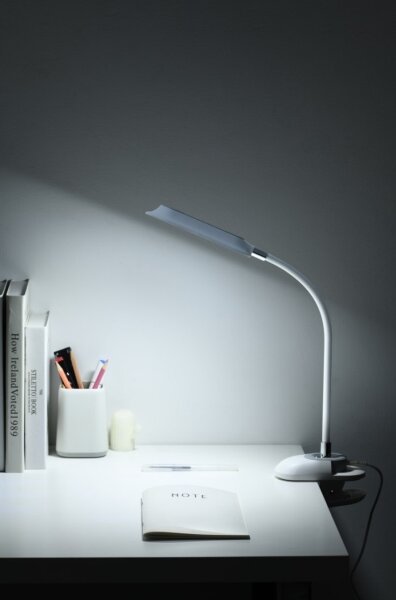 Immax 08997L - LED+CCT Stm stolní lampa s klip CLIP 7,5W/230V bílá