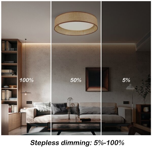 Immax NEO 07288L - LED+CCT Stm stropní svítidlo LONA 36W/230V pr. 45,5 cm+ DO
