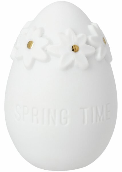 Velikonoční dekorace Floral Egg / Gold details