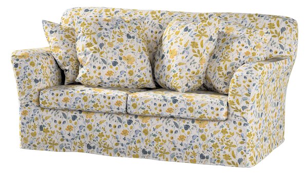 Potah na pohovku IKEA Tomelilla 2-místná nerozkládací barva žlutá látka pletený vzor, vzorované