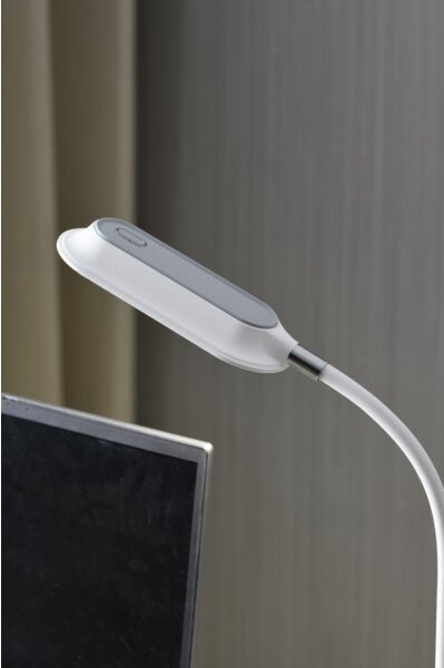 Immax 08997L - LED+CCT Stm stolní lampa s klip CLIP 7,5W/230V bílá