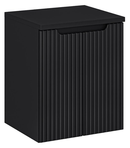 Koupelnová skříňka s deskou NOVA Black D50/4 | 50 cm