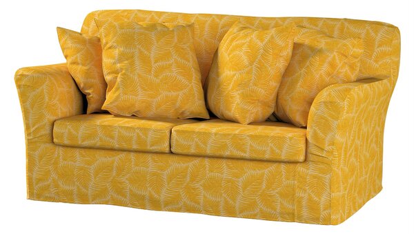 Potah na pohovku IKEA Tomelilla 2-místná nerozkládací barva žlutá látka pletený vzor, vzorované