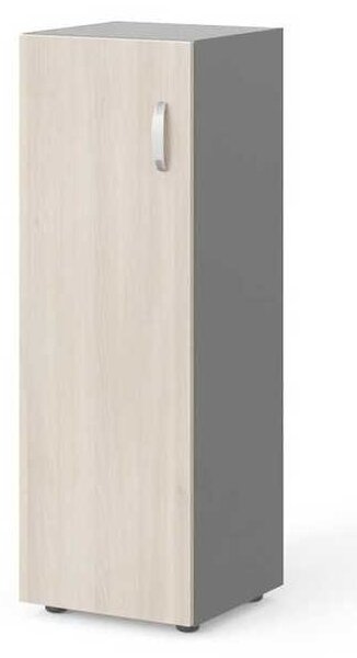 Střední skříň Manager 39,9 x 42,2 x 119,5 cm, levá, akát světlý / šedá