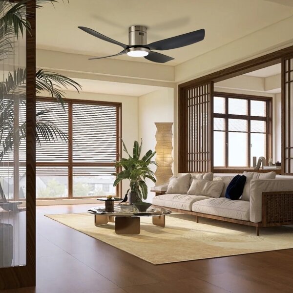 Immax NEO 07282L - LED+CCT Stm. strop ventilátor PURE 24W/230V Wi-Fi Tuya + DO