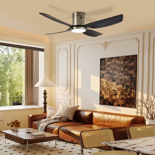 Immax NEO 07282L - LED+CCT Stm. strop ventilátor PURE 24W/230V Wi-Fi Tuya + DO