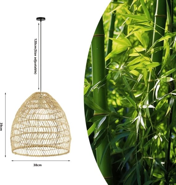 Immax 08260L - Lustr na lanku BOHO DELICADO 1xE27/40W/230V pr. 38 cm