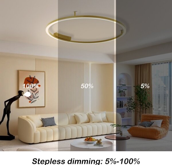 Immax NEO 07291-80G - LED+CCT Stm strop svítidlo FINO 55W/230V Tuya pr. 80 cm+DO