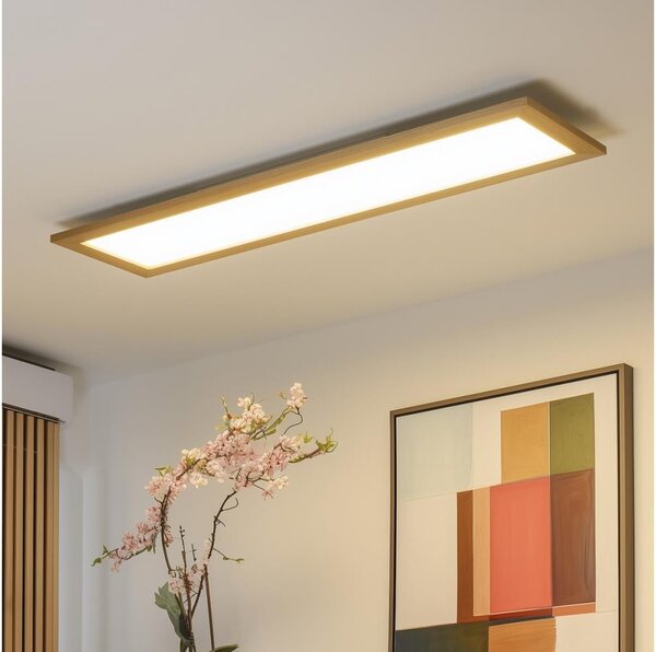 Brilagi - LED Stropní svítidlo SLIMFRAME WOOD LED/58W/230V 124x34 cm hnědá