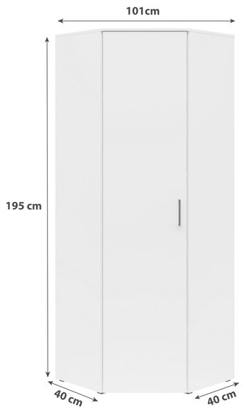 Rohová skříň MULTISTAURAUM š: 101 cm