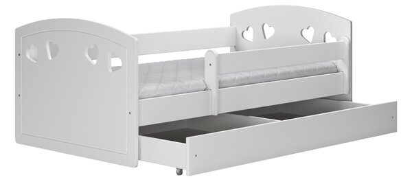 Kocot kids Dětská postel Julia mix bílá, varianta 80x140, bez šuplíků, bez matrace