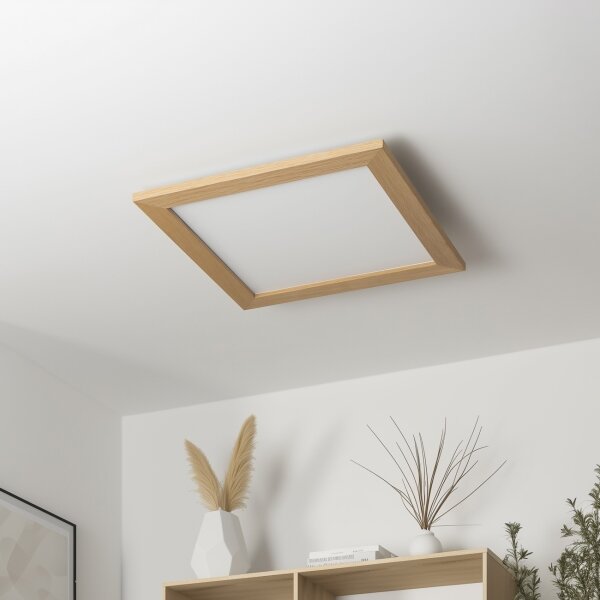 Brilagi - LED Stropní svítidlo SLIMFRAME WOOD LED/36W/230V 49,5x49,5 cm hnědá