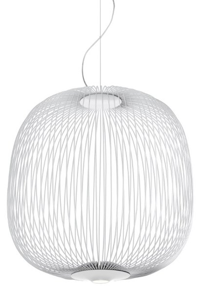 Designové závěsné svítidlo Foscarini Spokes 2 midi, 38W Barva: Bílá, Varianta zdroje: LED