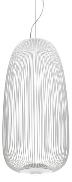Designové závěsné svítidlo Foscarini Spokes 1, 30W Barva: Bílá, Varianta zdroje: LED