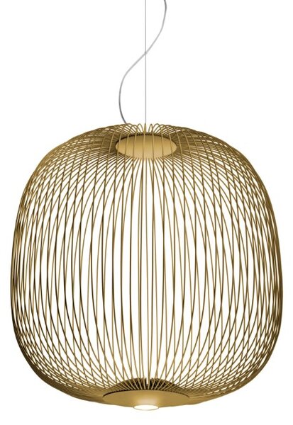 Designové závěsné svítidlo Foscarini Spokes 2 midi, 38W Barva: Bílá, Varianta zdroje: LED
