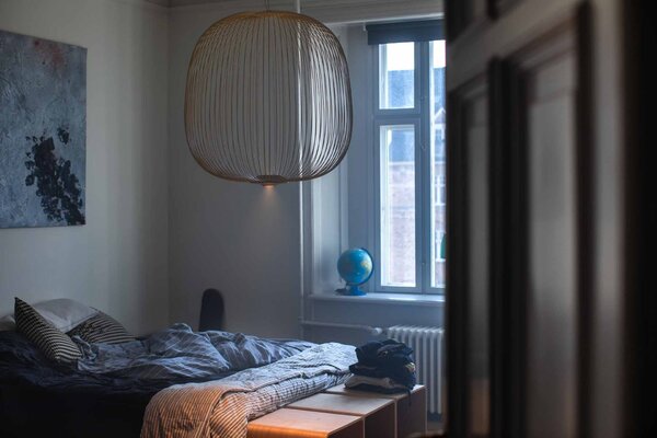 Designové závěsné svítidlo Foscarini Spokes 2 midi, 38W Barva: Bílá, Varianta zdroje: LED