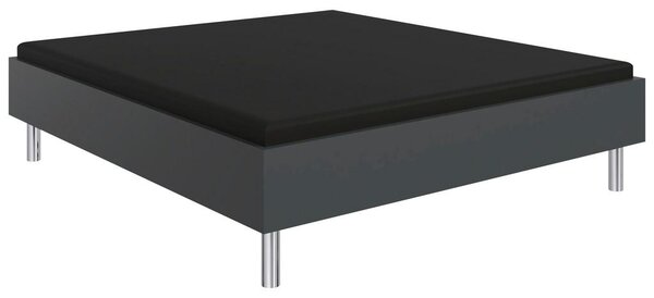 Postel LEVEL BEDS A,BEZ NOHOU 180/200 cm, grafitová