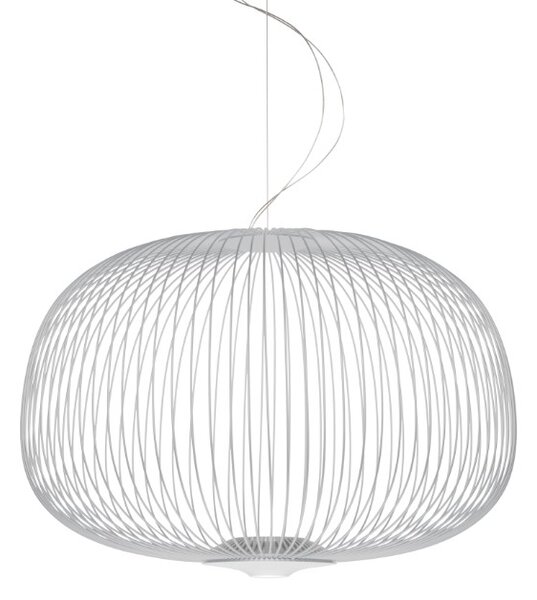 Designové závěsné svítidlo Foscarini Spokes 3, 30W Barva: Bílá, Varianta zdroje: LED