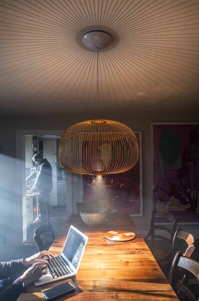 Designové závěsné svítidlo Foscarini Spokes 3, 30W Barva: Bílá, Varianta zdroje: LED