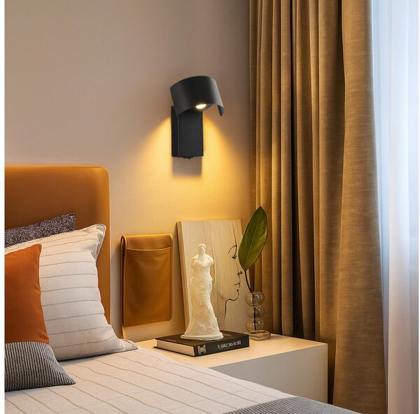 Brilagi - LED Nástěnná lampa VASTO LED/3W/230V černá