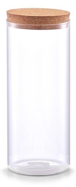 Útlá dóza s korkovým víkem, 1400 ml
