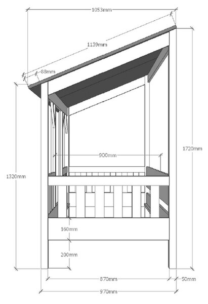 Dětská postel HOUSEBED
