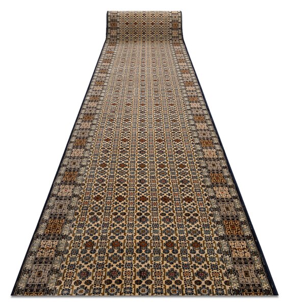 Makro Abra Běhoun vlněný KESHAN 6428/53551 béžový modrý Šíře: 90 cm