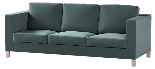 Potah na pohovku IKEA Karlanda 3-místná nerozkládací, krátký barva zelená látka sametová