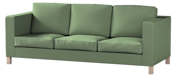 Potah na pohovku IKEA Karlanda 3-místná nerozkládací, krátký barva zelená látka pletený vzor