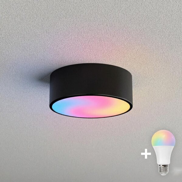 BRILAGI - LED RGBW Stmívatelné stropní svítidlo CLARE 1xE27/12W/230V černá