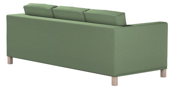 Potah na pohovku IKEA Karlanda 3-místná nerozkládací, krátký barva zelená látka pletený vzor