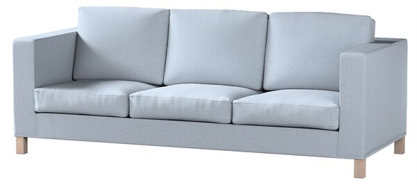 Potah na pohovku IKEA Karlanda 3-místná nerozkládací, krátký barva modrá látka pletený vzor
