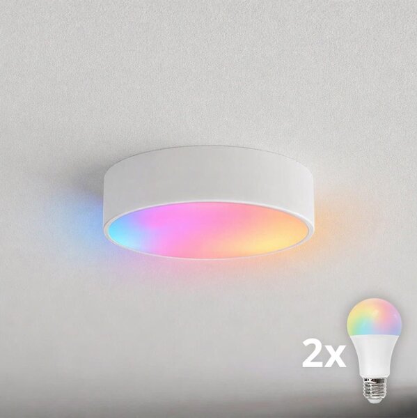 BRILAGI - LED RGBW Stmívatelné stropní svítidlo CLARE 2xE27/12W/230V bílá