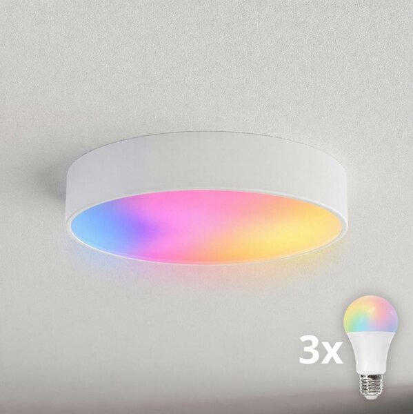 BRILAGI - LED RGBW Stmívatelné stropní svítidlo CLARE 3xE27/12W/230V bílá