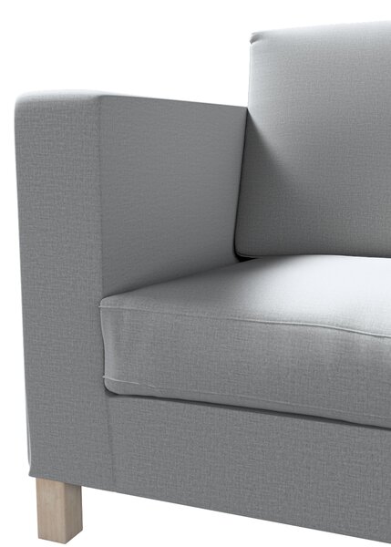 Potah na pohovku IKEA Karlanda 3-místná nerozkládací, krátký barva šedá látka sametová