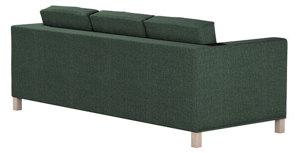Potah na pohovku IKEA Karlanda 3-místná nerozkládací, krátký barva zelená látka pletený vzor