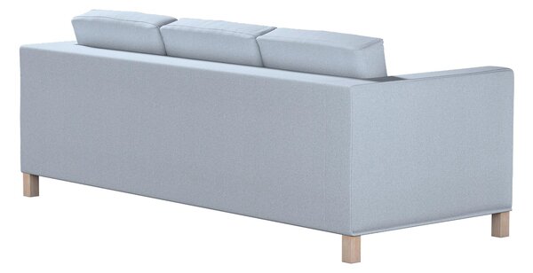 Potah na pohovku IKEA Karlanda 3-místná nerozkládací, krátký barva modrá látka pletený vzor