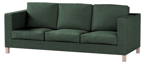 Potah na pohovku IKEA Karlanda 3-místná nerozkládací, krátký barva zelená látka pletený vzor